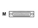 Datalogic Kabel seriell - DB-25 (M) - 3 m
