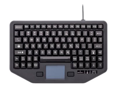 Zebra iKey Full Travel IK-88-TP-USB - Tastatur - mit Touchpad