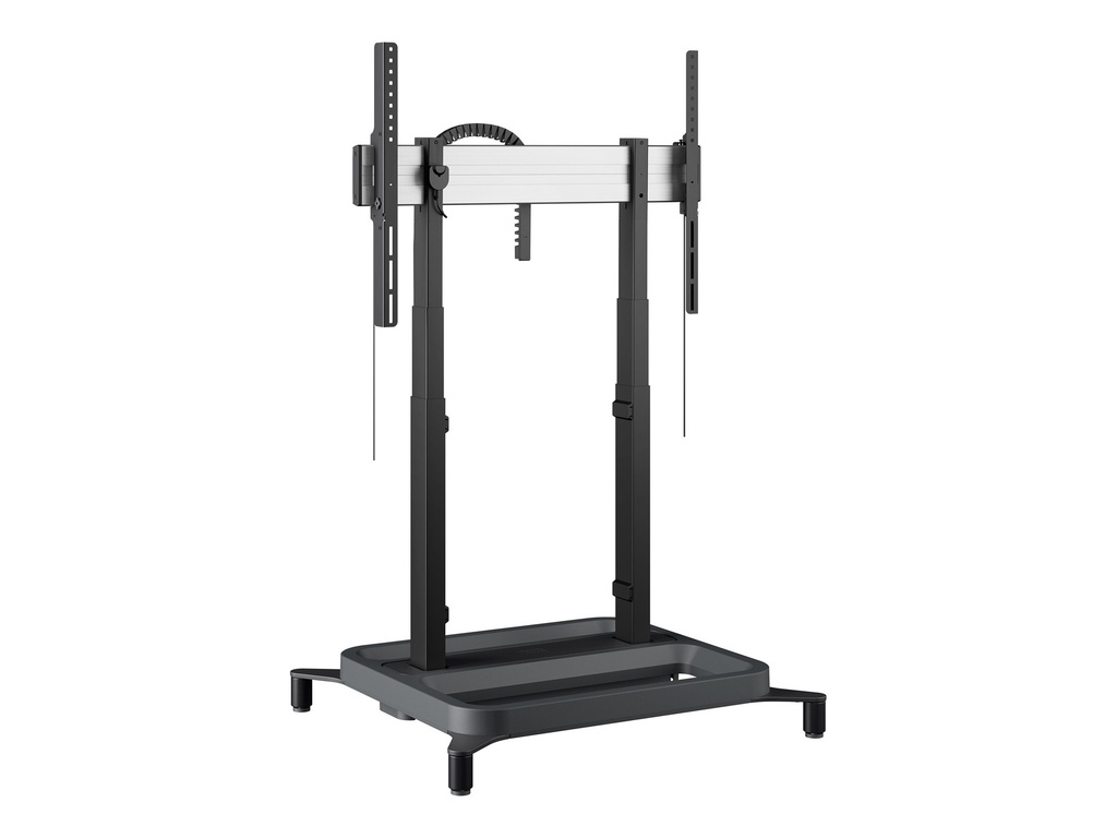 Optoma RISE 5108 - Aufstellung - motorisierter Bodenlift - für Flachbildschirm - Anti-Kollisionsfunktion - Schwarz - Bildschirmgröße: 218.4 cm (up to 86")
