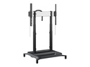 Optoma RISE 5108 - Aufstellung - motorisierter Bodenlift - für Flachbildschirm - Anti-Kollisionsfunktion - Schwarz - Bildschirmgröße: 218.4 cm (up to 86")