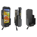Zebra ProClip charging cradle with integrated power supply on back and barrel jack for