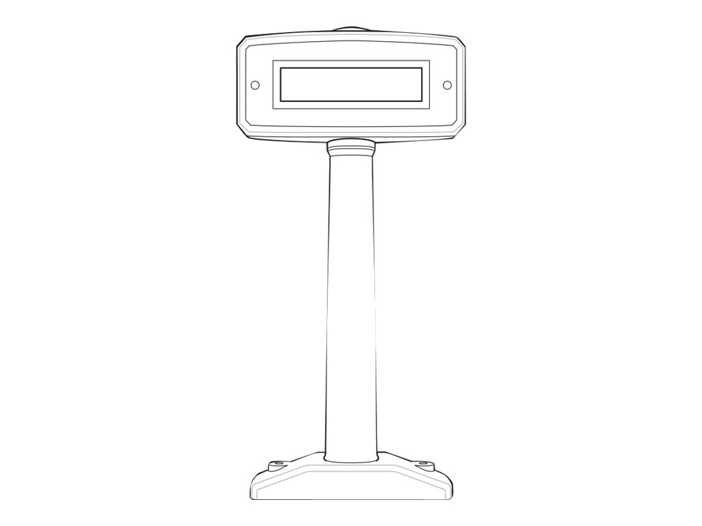 Zebra Barcodescanner-Ferndisplay - für Zebra MP6000 Long