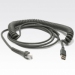 Zebra USB-Kabel - USB - 2.7 m - gewickelt