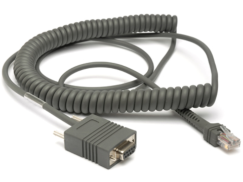 Zebra Kabel seriell - DB-9 (W) - 3.7 m - gewickelt