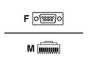 Zebra Kabel seriell - DB-9 (W) gerade zu RJ-50 (M)