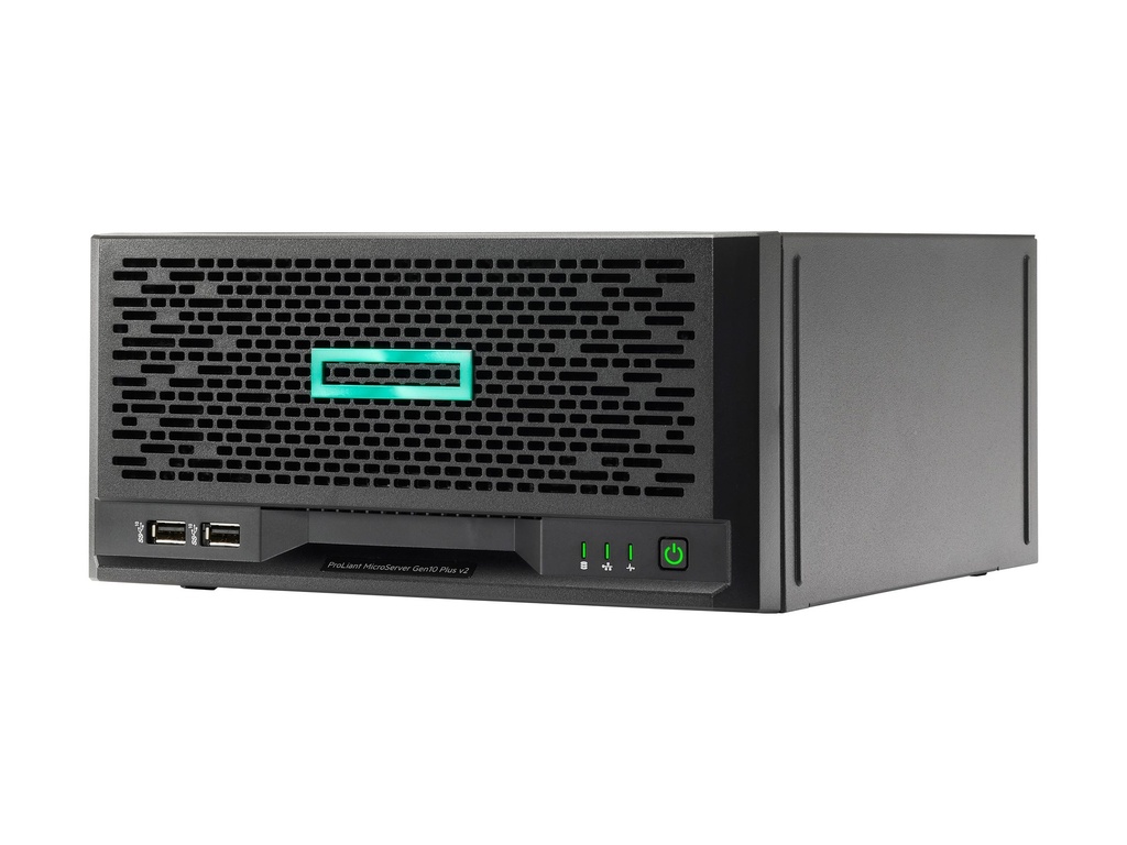HPE ProLiant MicroServer Gen10 Plus v2 Performance 2 - Server - Ultra-Micro-Tower - 1-Weg - 1 x Xeon E-2314 / 2.8 GHz - RAM 16 GB - SATA - nicht Hot-Swap-fähig 8.9 cm (3.5")