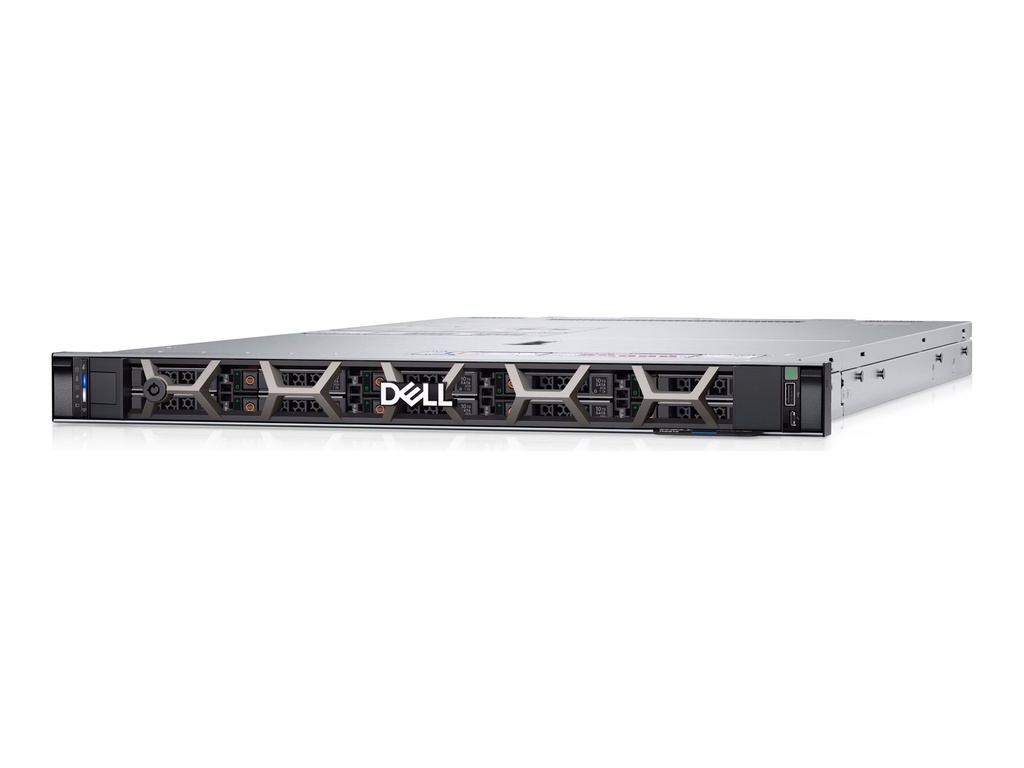 Dell PowerEdge R6615 - Server - Rack-Montage - 1U - 1-Weg - 1 x EPYC 9354P / 3.25 GHz - RAM 128 GB - SATA/SAS/NVMe - Hot-Swap 6.4 cm (2.5")