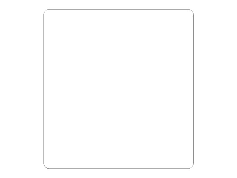 Zebra Z-Perform 1000D - Papier - permanenter Klebstoff - unbeschichtet - 80 x 85 mm 810 Etikett(en) (1 Rolle(n)