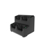 Zebra 4-Slot Charge Only Locking Cradle - Handgerät-Ladeständer und Netzteil