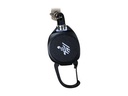 Zebra Handgeräte-Karabiner - einziehbar - Schwarz