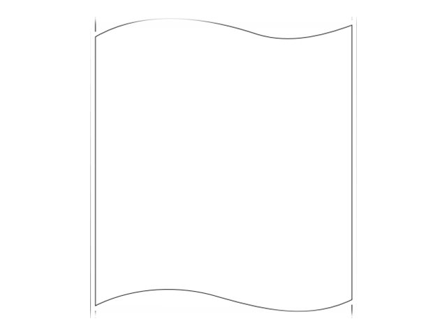 Zebra Z-Perform 1000D - Papier - seidig - permanenter Acrylklebstoff - unbeschichtet - 6,2 mil - weiß - Rolle (8 cm x 74,37 m)