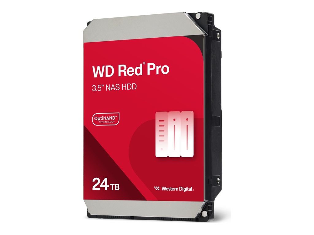 WD Red Pro WD240KFGX - Festplatte - Enterprise - 24 TB - intern - 3.5" (8.9 cm)