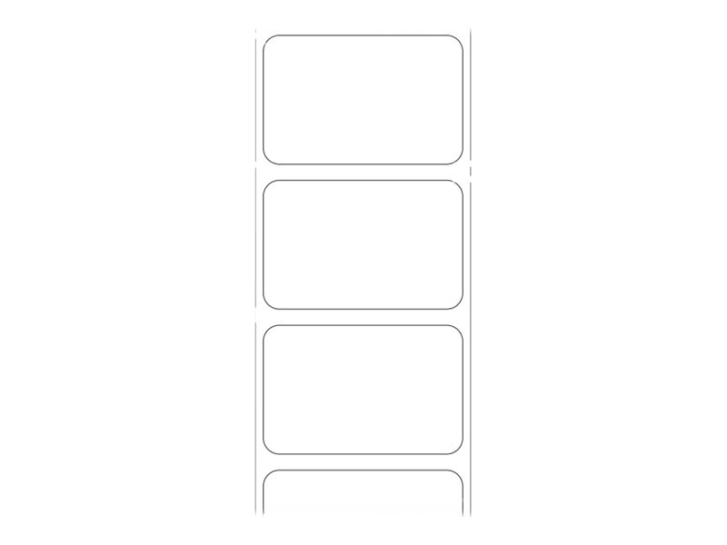 Zebra Z-Perform 1000D - Papier - seidig - permanenter Acrylklebstoff - unbeschichtet - weiß - 39 x 25 mm 144480 Etikett(en) (24 Rolle(n)