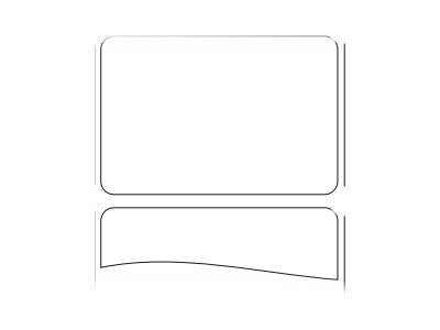 Zebra Z-Perform 1000T - Papier - permanenter Klebstoff - unbeschichtet - 57.15 x 38.1 mm 4270 Rolle(n) (1 Rolle(n)