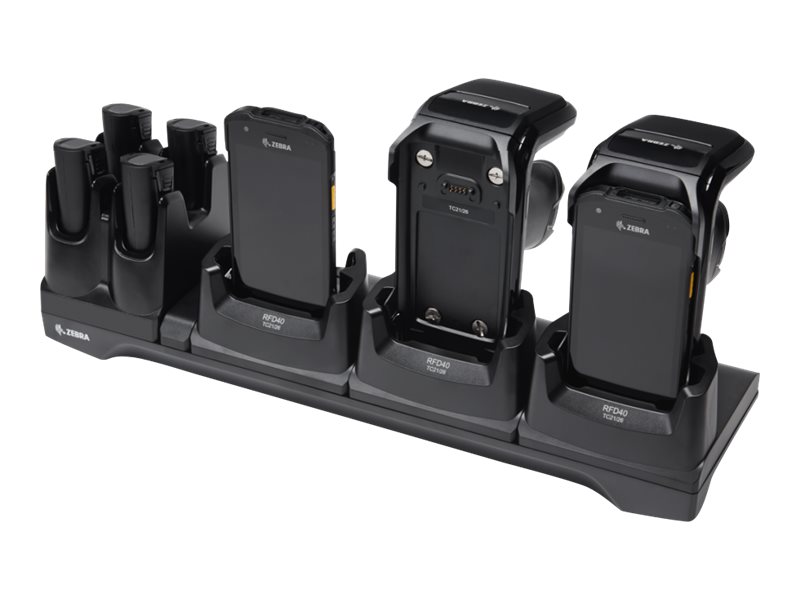 Zebra Ladeständer für Barcode-Scanner + Batterieladegerät