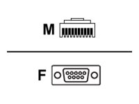 Zebra Kabel seriell - DB-9 (W) zu RJ-45 (10-polig)