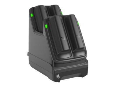 Zebra 4 Steckplätze - Batterieladegerät - für