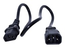 Zebra Stromkabel - power IEC 60320 C13 zu IEC 60320 C14