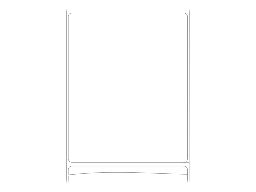 [880350-127] Zebra Z-Ultimate 3000T - Polyester - permanenter Klebstoff - beschichtet - weiß - 101.6 x 127 mm 1152 Etikett(en) (1 Rolle(n)