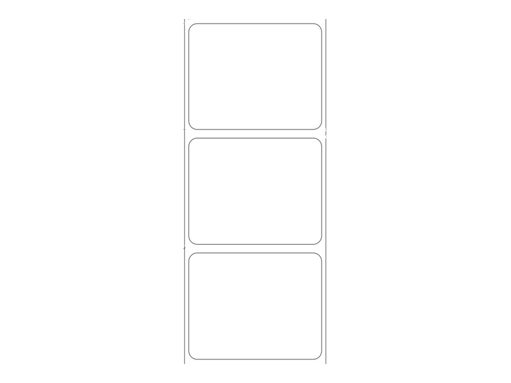 [3009593-T] Zebra Z-Ultimate 3000T - Polyester - permanenter Klebstoff - beschichtet - weiß - 50 x 40 mm 1930 Etikett(en) (1 Rolle(n)