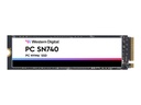 WD PC SN740 NVMe SSD SDDPNQD-256G - Festplatte - 256 GB - intern - M.2 2280 - PCIe 4.0 x4 (NVMe)