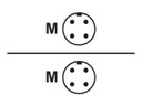 Datalogic Netzwerkkabel - M12 (4-polig) (M)