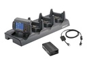 Zebra 4-Slot Ethernet Cradle Kit - Docking Cradle (Anschlußstand)
