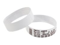 Zebra Z-Band Direct Short Range - Weiß - 25.4 x 279.4 mm 525 Stck. (3 Rolle(n)