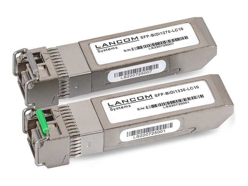 Lancom SFP-BiDi1310-LC10 - Faseroptik - - SFP+ - LC - PC - 9/125µm - 20000 - Switch - Glasfaser (LWL)
