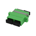 Synergy 21 LWL-Kupplung SC APC -Buchse/SC -Buchse 9/125u Singlemode duplex PVC OS2 - Single- bzw. Monomode-Faser - Duplex