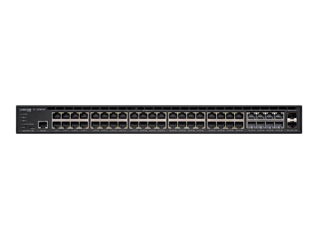 Lancom XS-3550YUP - Switch - Multi-Gigabit mit Stromredundanz - L3 - managed - 8 x 1000/2.5G/5G/10GBase-T (PoE++)