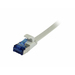 Synergy 21 Patchkabel RJ45 CAT6A 500Mhz grau U/FTP flach TPE Superflex AWG32 - Kabel - Netzwerk