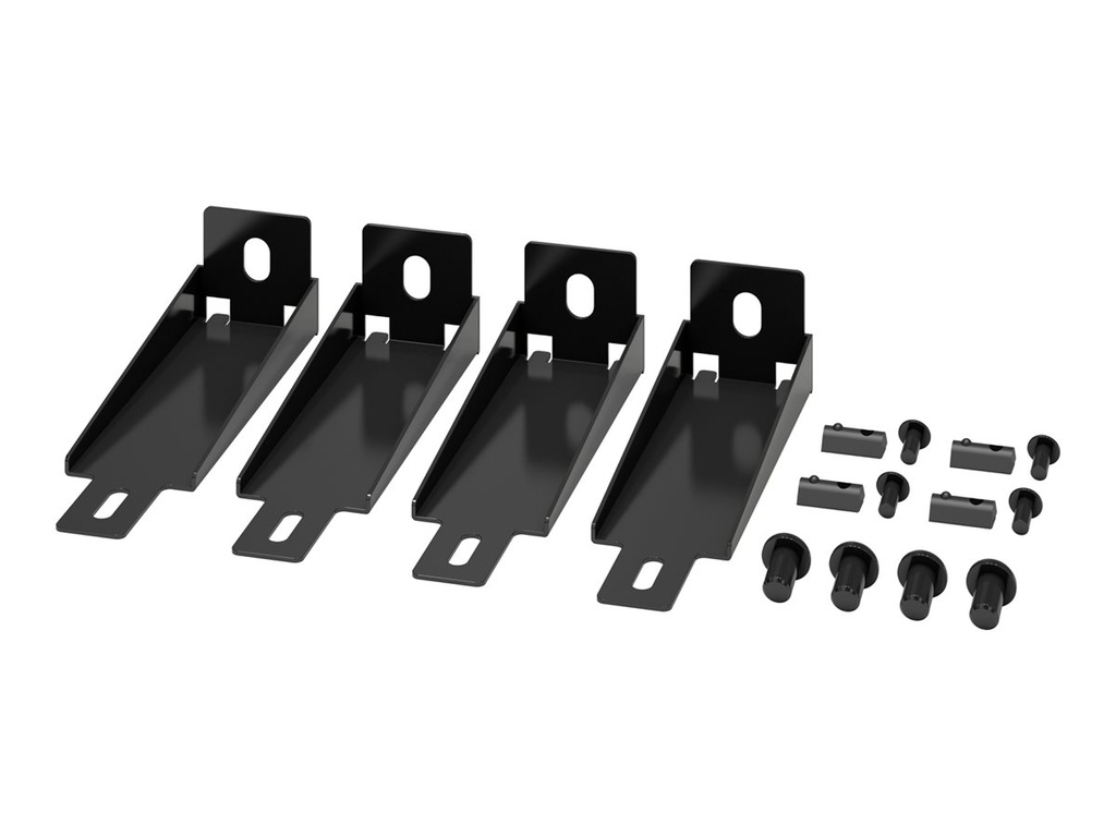 APC NetShelter - Rack Bracket - Schwarz (Packung mit 4)