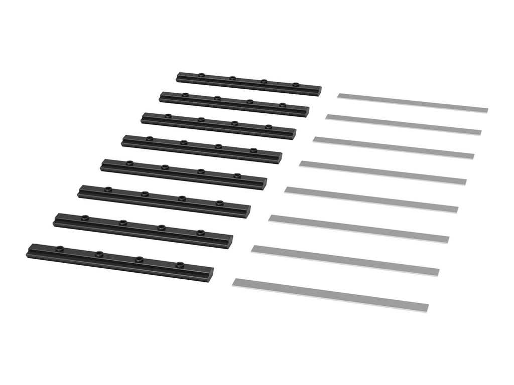 APC NetShelter - Rack Bracket - Schwarz (Packung mit 8)