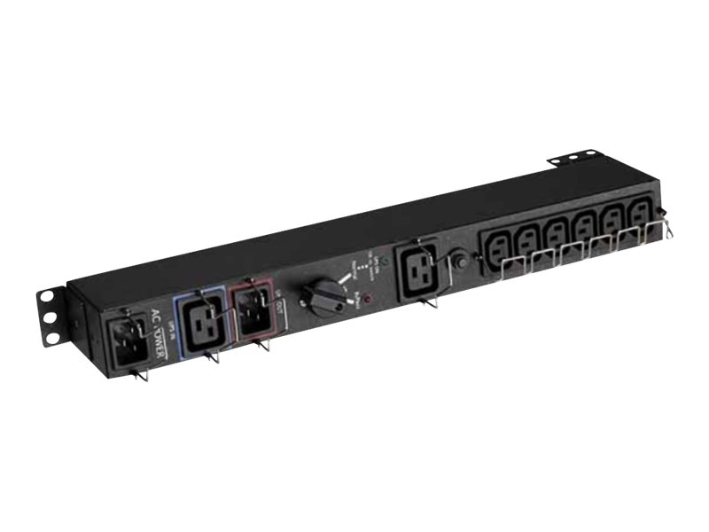 [MBP3KI] Eaton HotSwap MBP - Umleitungsschalter (Rack - einbaufähig) - Wechselstrom 220-240 V - 3000 VA - Ausgangsanschlüsse: 7 - 48.3 cm (19")