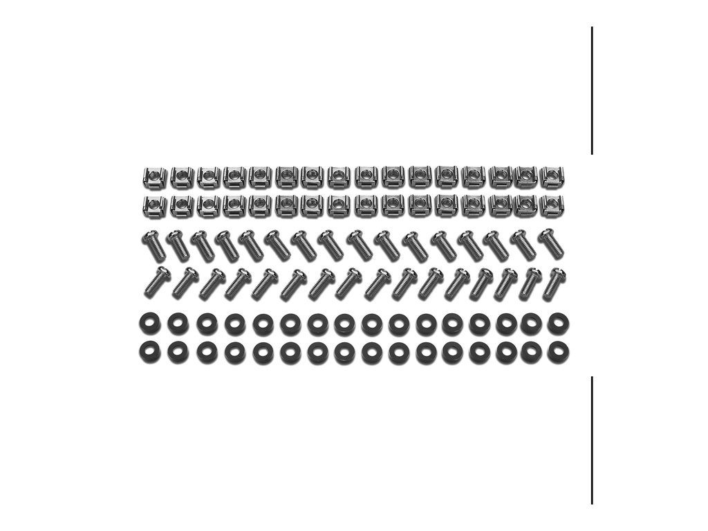 APC Easy Rack M6 Hardware Kit - Schrauben, Muttern und Unterlegscheiben (M6)