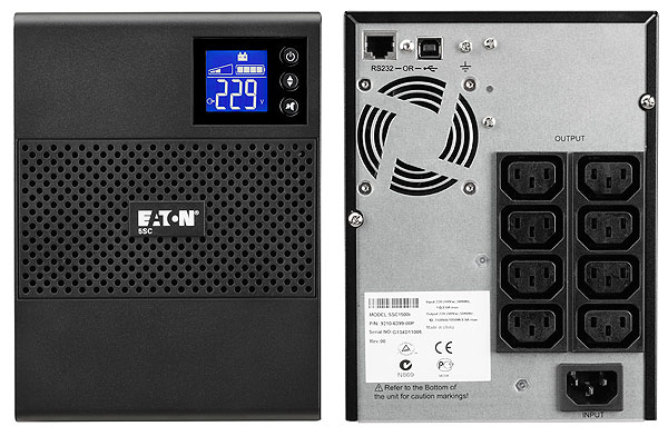Eaton 5SC750i - 0,75 kVA - 525 W - Sine - 184 V - 276 V - 50/60 Hz