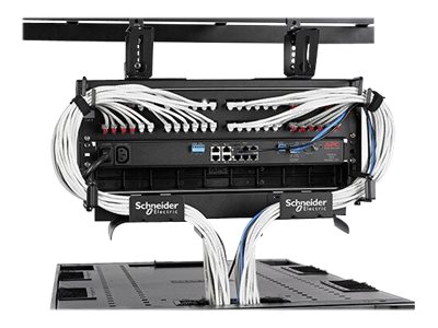 APC Data Distribution Cable - Rack-Kabelführungsrahmen - Schwarz - 4U - 48.3 cm (19")