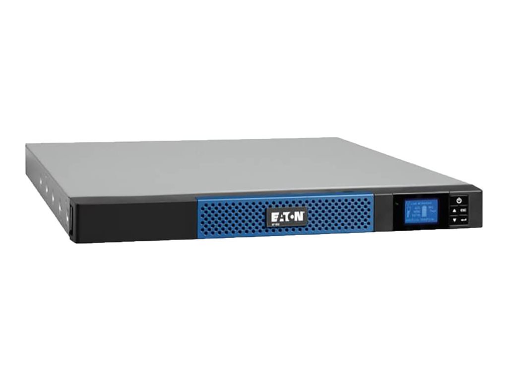 Eaton 5P 1550VA 1100W 230V Line-Interactive UPS, C14 Input, 6 C13 Outlets, Lithium-ion Battery, True Sine Wave, Cybersecure Network Card Option, 1U Battery Backup - USV (Rack - einbaufähig)
