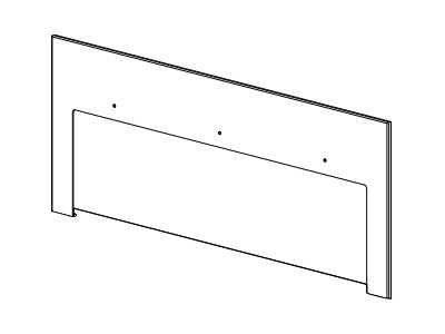 APC HyperPod Window - Rack-Bürstenleiste