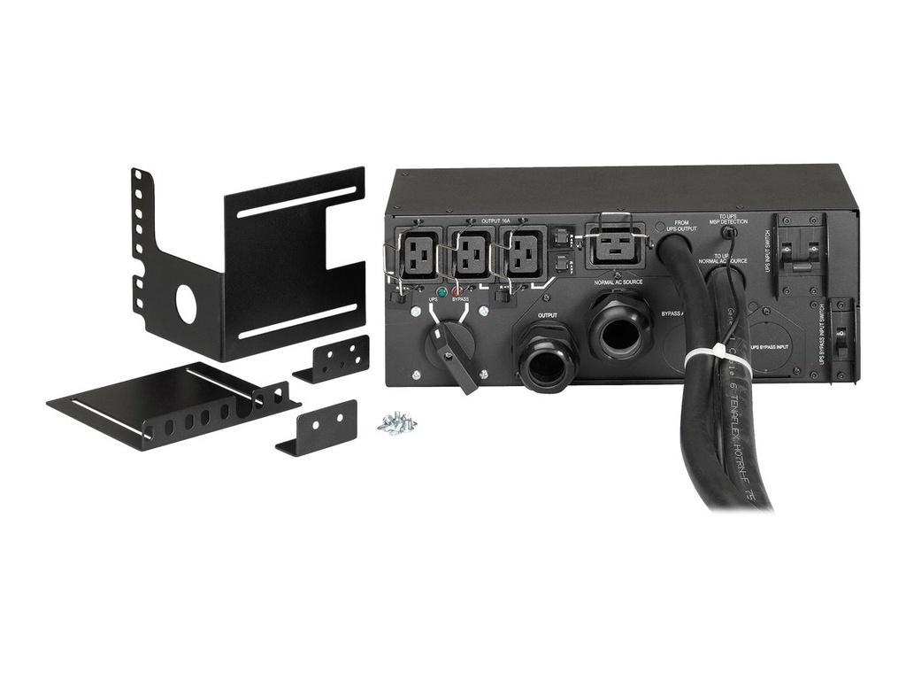 [MBP11KI31] Eaton HotSwap MBP 11000i 3:1 - Umleitungsschalter - 11000 VA - Ausgangsanschlüsse: 4 - 48.3 cm (19")