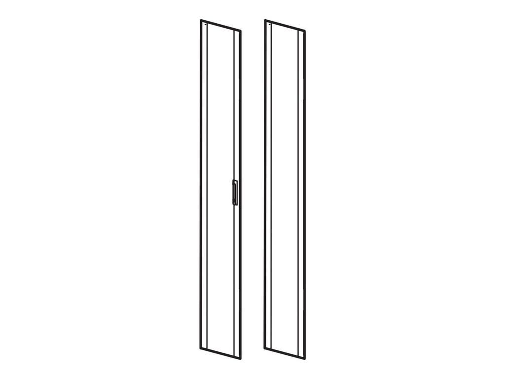 APC NetShelter SX - Rack-Tür - Grau - 42HE - für P/N: SMX2000LVNCUS