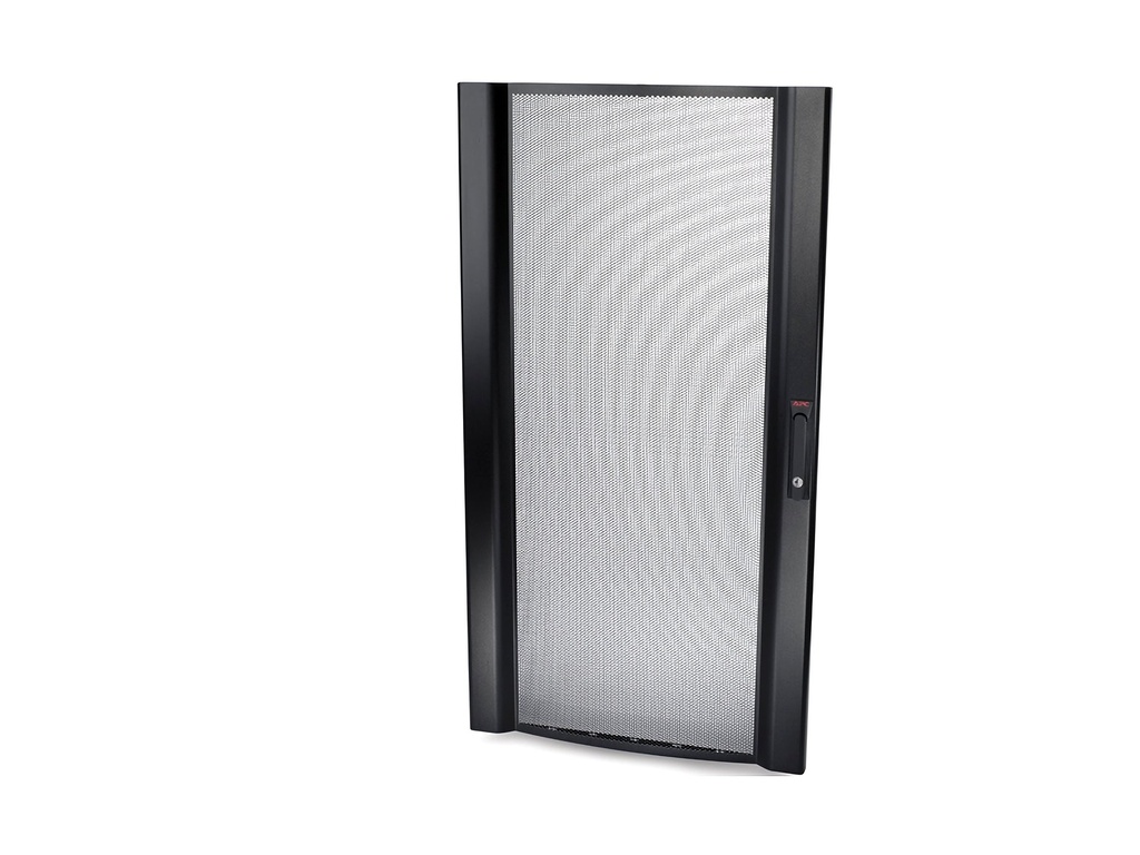 APC Rack-Tür - Vorderseite - Schwarz - 24U