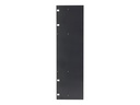 APC Rack-Kabelführungskonsolen-Abdeckung - Schwarz (Packung mit 2)