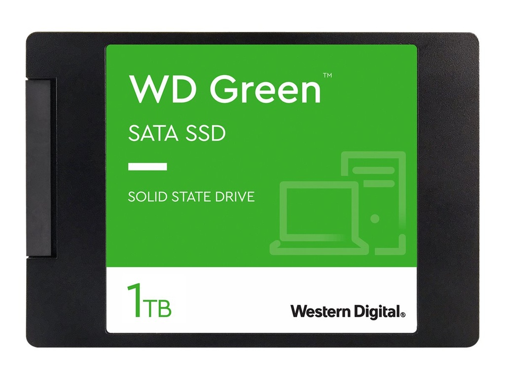 WD Green SSD WDS100T2G0A - SSD - 1 TB - intern - 2.5" (6.4 cm)