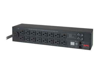 APC AP7802B - Messgerät - 2U - Schwarz - 16 AC-Ausgänge - NEMA 5–20R - NEMA L5-30P