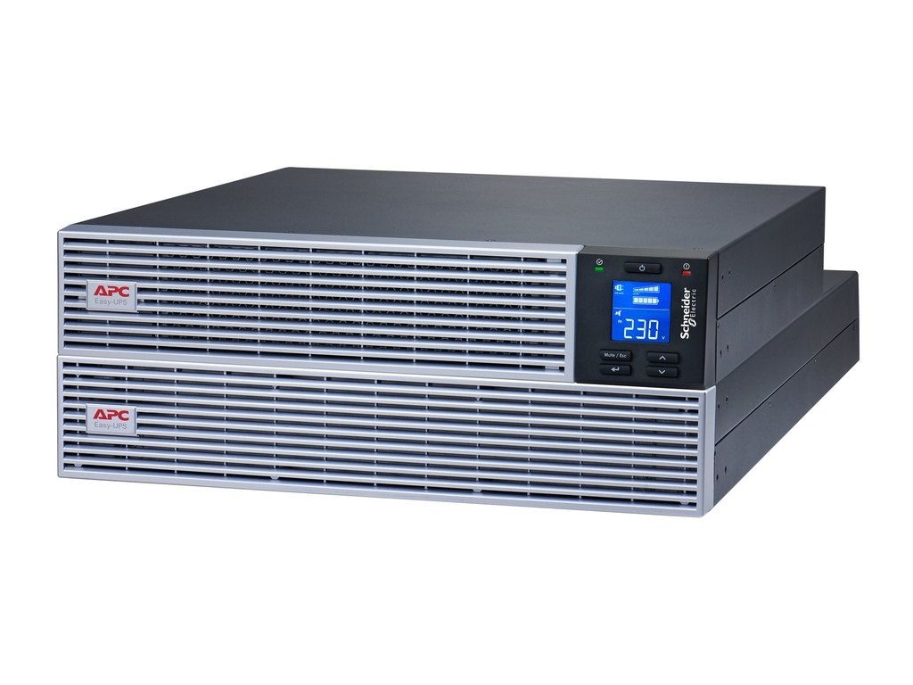 APC Easy UPS On-Line - USV (Rack - einbaufähig) - Wechselstrom 230 V - 1800 Watt - 2000 VA - Lithium-Ionen - RS-232, USB - Ausgangsanschlüsse: 6 - 4U - 48.3 cm (19")