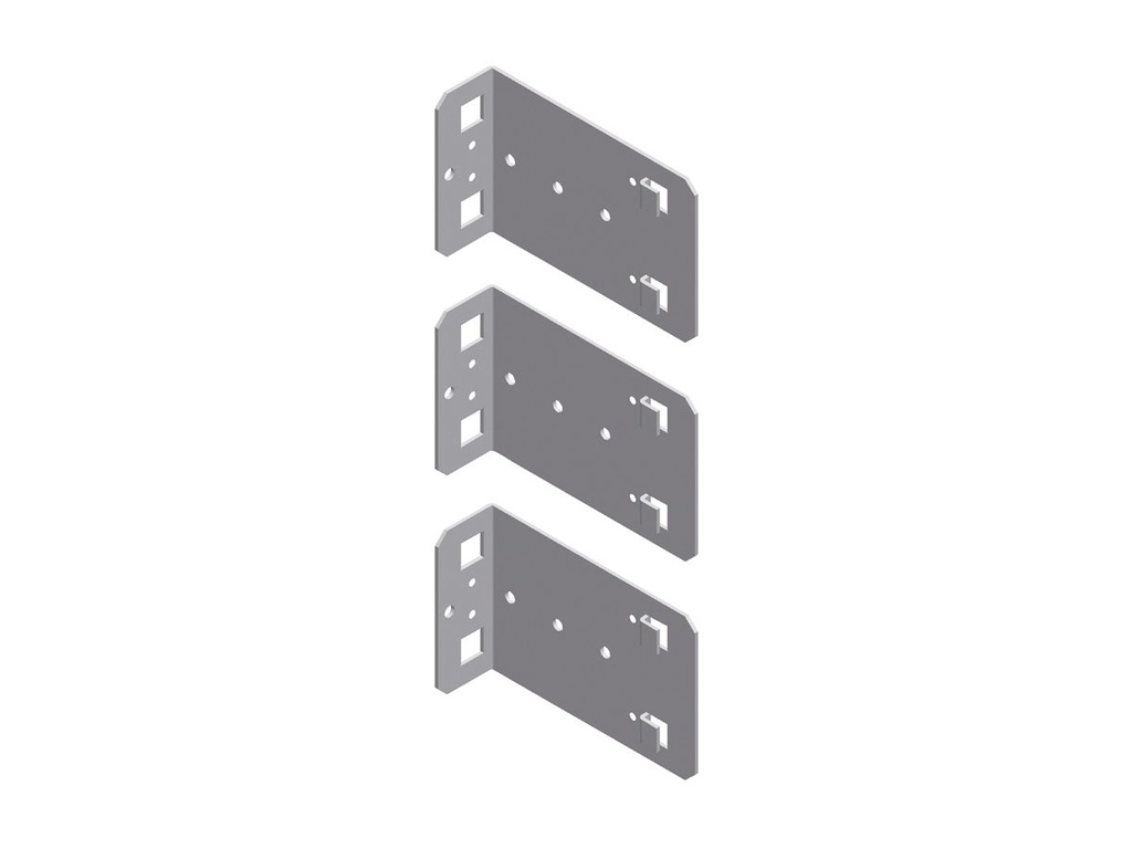 APC Schneider Spacial SF-E NSYRCDFIX - Kabelmanagementhalter für Rack - Stahl, verzinkt, 150 mm - 48.3 cm (19")