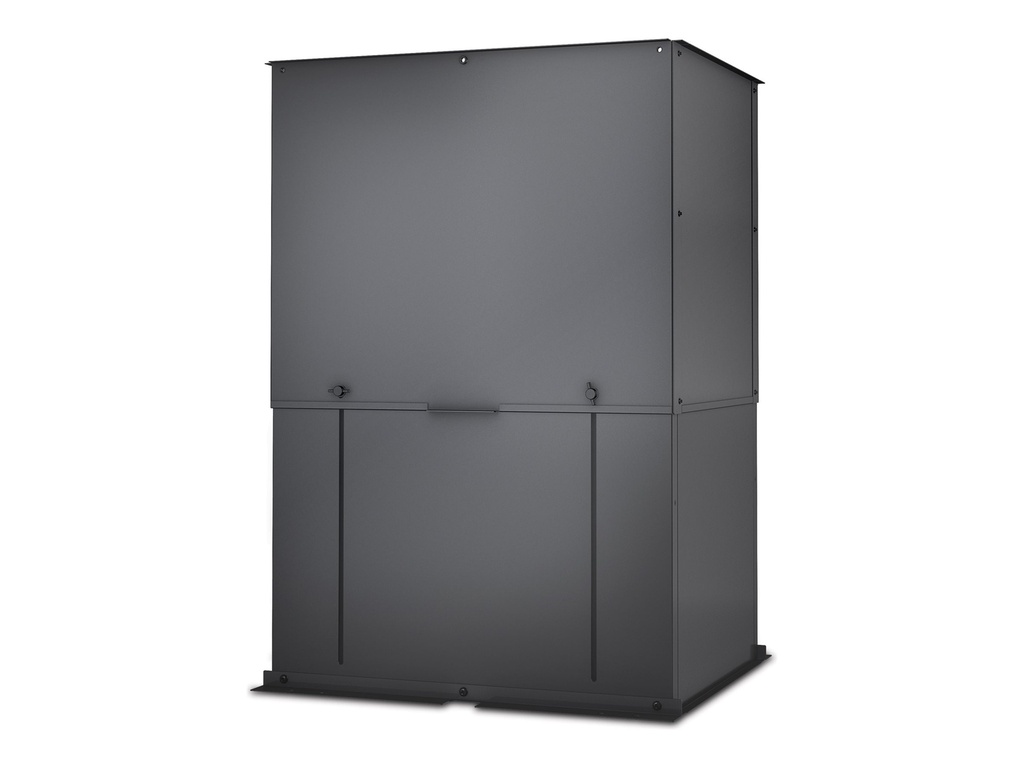 APC Rack-Abluftrohr - Schwarz - für P/N: AR3357X674