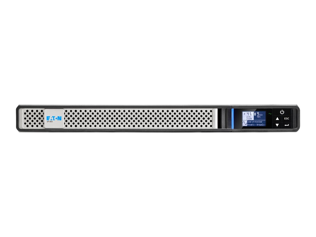 Eaton 5P 850iR - Gen 2 - USV (Rack - einbaufähig) - Wechselstrom 200/208/220/230/240 V - 680 Watt - 850 VA - 1-phasig - 7 Ah - RS-232, USB - Ausgangsanschlüsse: 4 - 1U - 48.3 cm (19")